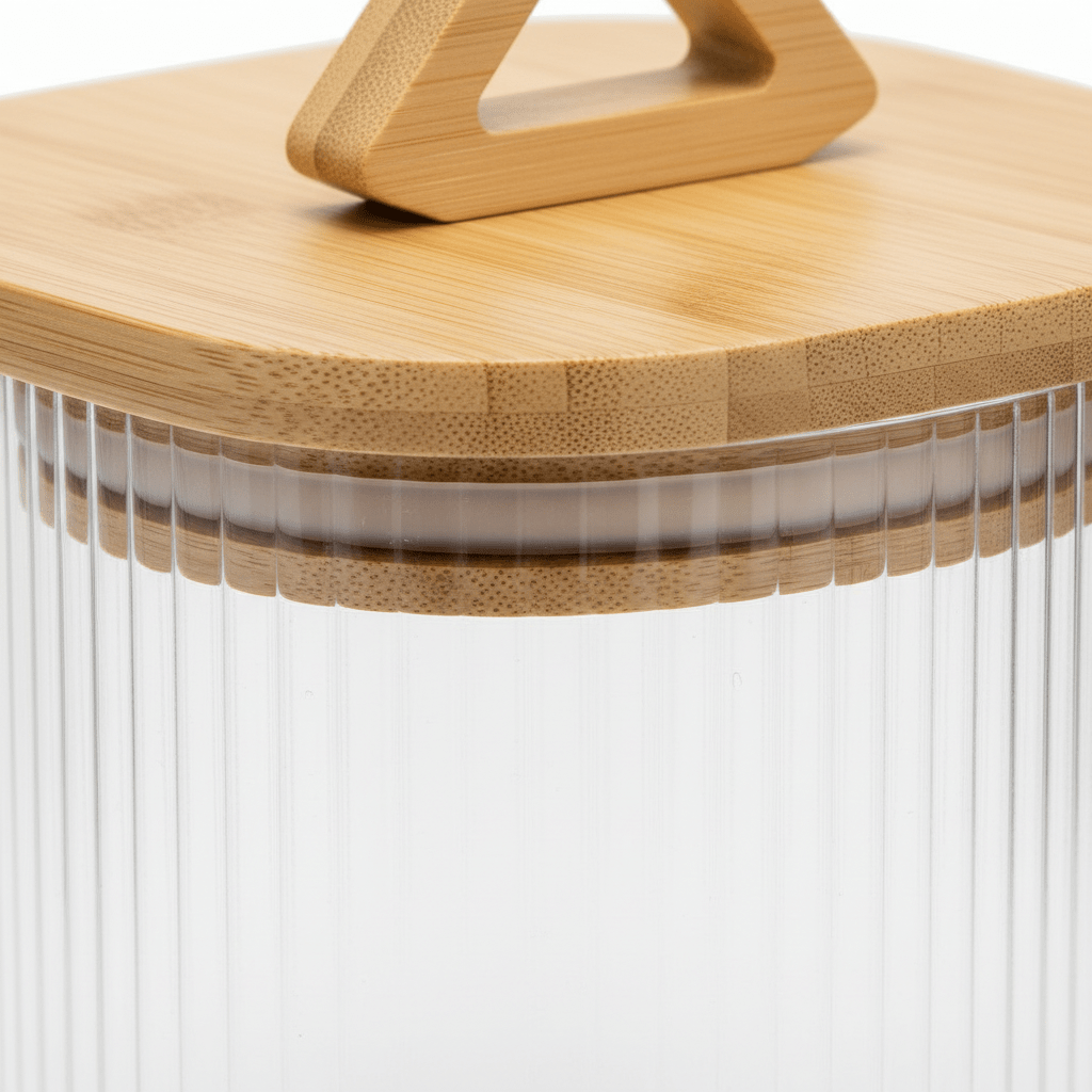 HM Glass Canister with Wooden Lid - 10×10cm / 15×10cm / 20×10cm / 25×10cm - Al Kabayel Discount CentreHM Glass Canister with Wooden Lid - 10×10cm / 15×10cm / 20×10cm / 25×10cmJars & Food SaversHMAl Kabayel Discount Centre
