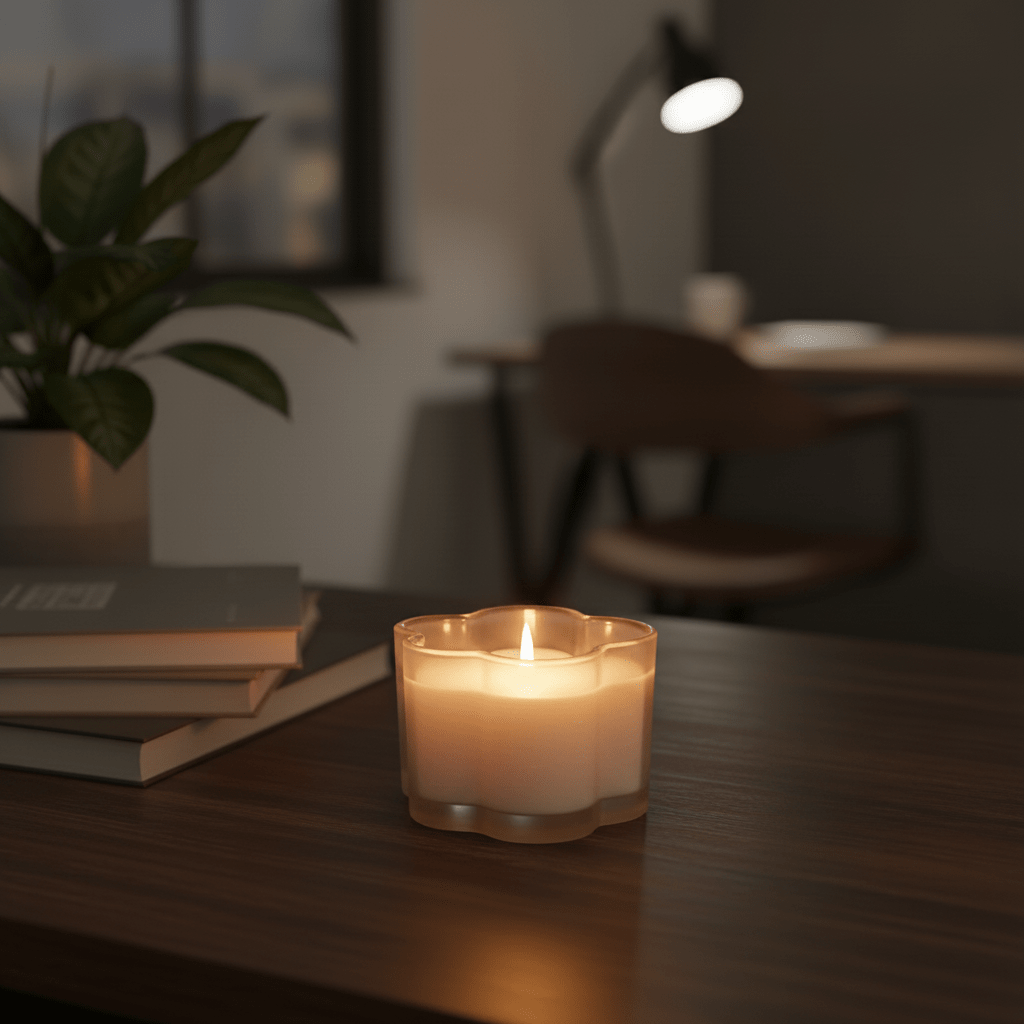 Home Fragrance Bay Leaf & Lime Decorative Aromatherapy Candle for Home and Office – 8 × 6 cm - Al Kabayel Discount CentreHome Fragrance Bay Leaf & Lime Decorative Aromatherapy Candle for Home and Office – 8 × 6 cmHome FragrancesHOME FRAGRANCEAl Kabayel Discount Centre