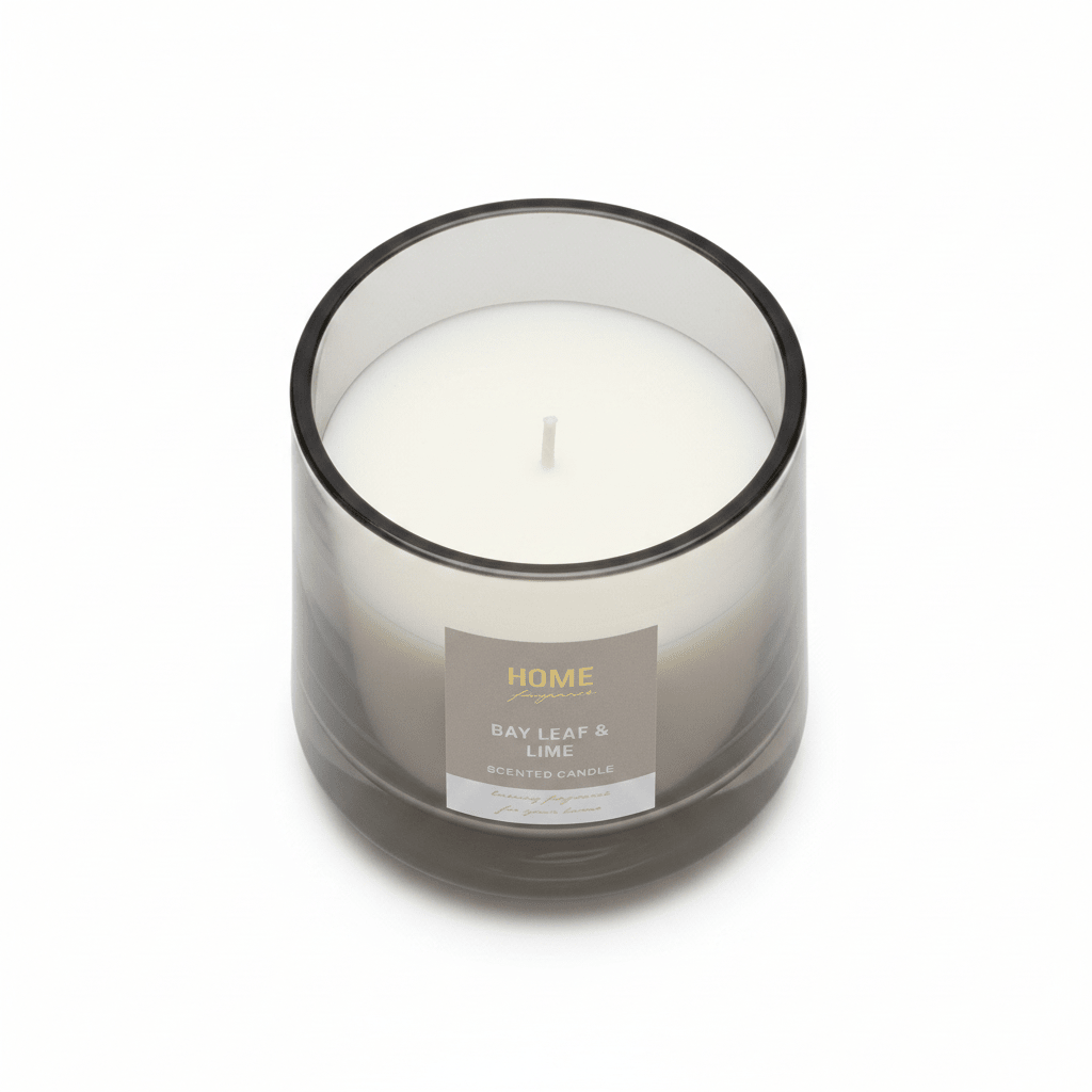 Home Fragrance Bay Leaf & Lime Large Aromatherapy Candle for Elegant Home Décor – 12 × 10 cm - Al Kabayel Discount CentreHome Fragrance Bay Leaf & Lime Large Aromatherapy Candle for Elegant Home Décor – 12 × 10 cmHome FragrancesHOME FRAGRANCEAl Kabayel Discount Centre