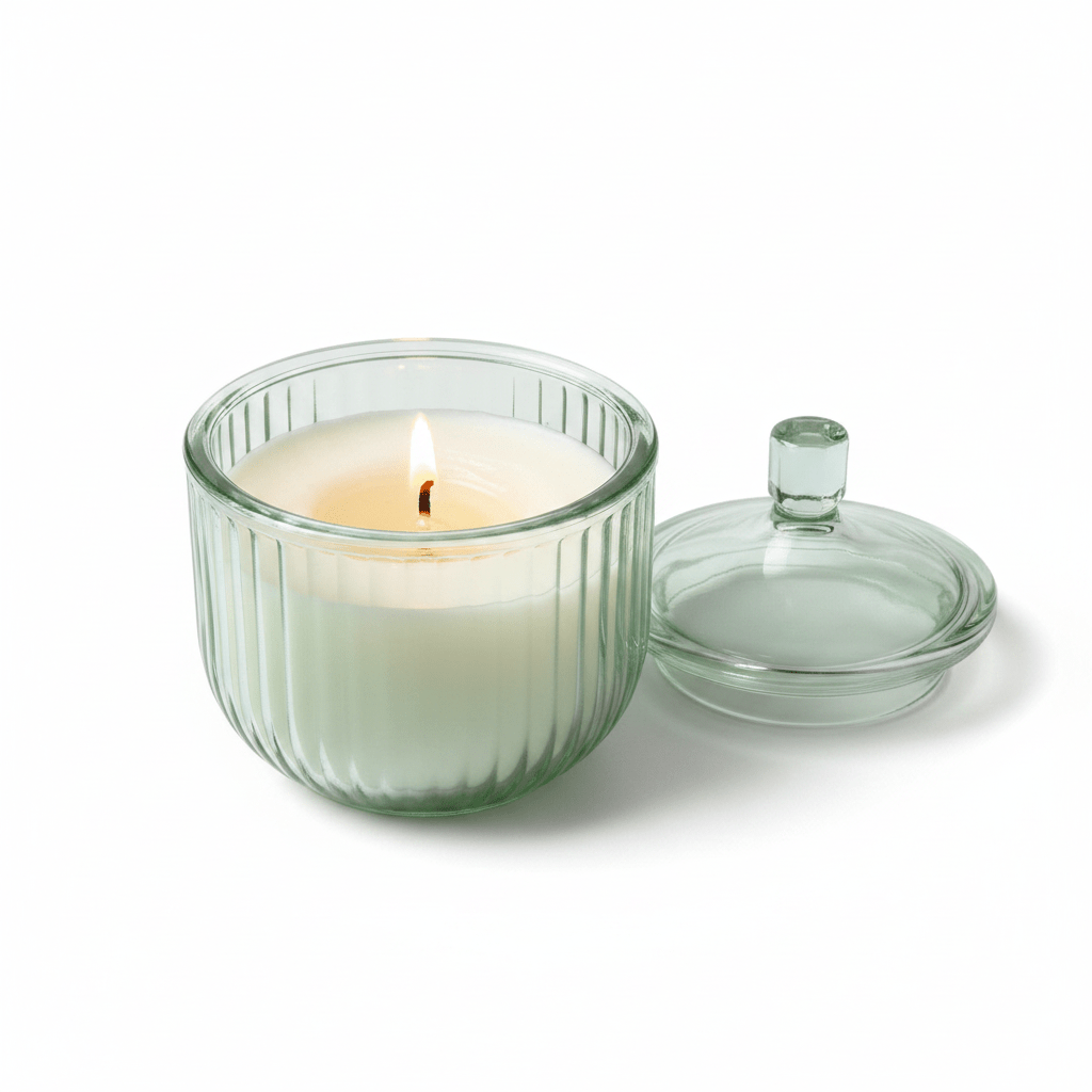 Home Fragrance Eucalyptus & Mint Relaxing Aromatherapy Candle with Glass Jar – 12 cm - Al Kabayel Discount CentreHome Fragrance Eucalyptus & Mint Relaxing Aromatherapy Candle with Glass Jar – 12 cmHome FragrancesHOME FRAGRANCEAl Kabayel Discount Centre