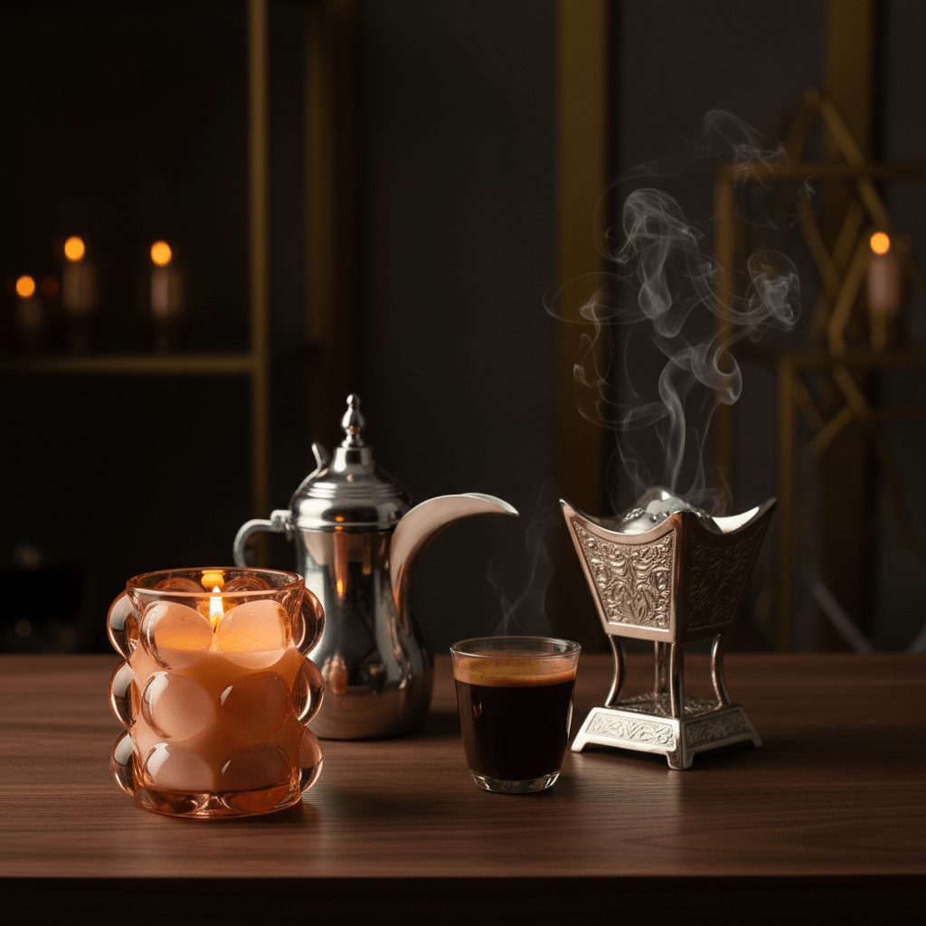 Home Fragrance Immersion & Golden Pink Mini Luxury Fragrance Candle with Glass Cup – 9 cm - Al Kabayel Discount CentreHome Fragrance Immersion & Golden Pink Mini Luxury Fragrance Candle with Glass Cup – 9 cmHome FragrancesHOME FRAGRANCEAl Kabayel Discount Centre