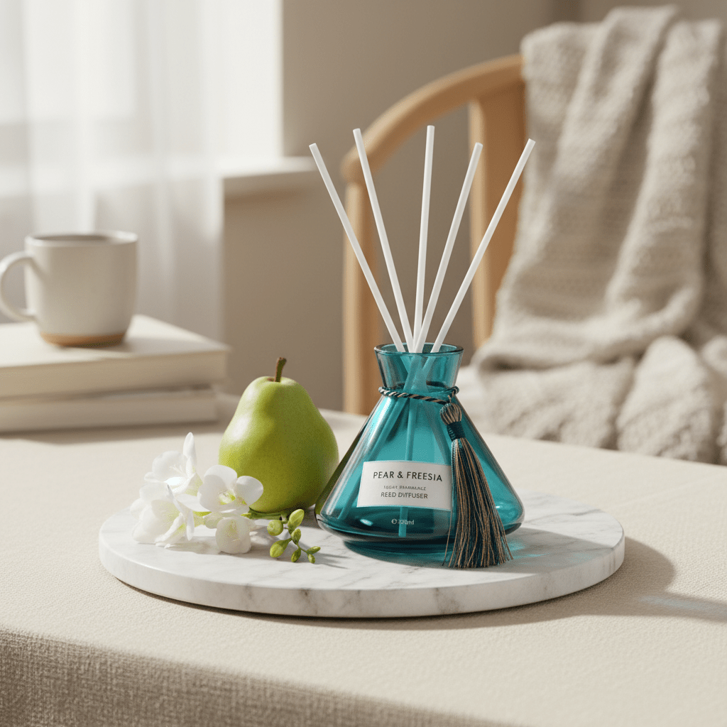 Home Fragrance Pear & Freesia Reed Diffuser 150ml - Al Kabayel Discount CentreHome Fragrance Pear & Freesia Reed Diffuser 150mlHome FragrancesHOME FRAGRANCEAl Kabayel Discount Centre