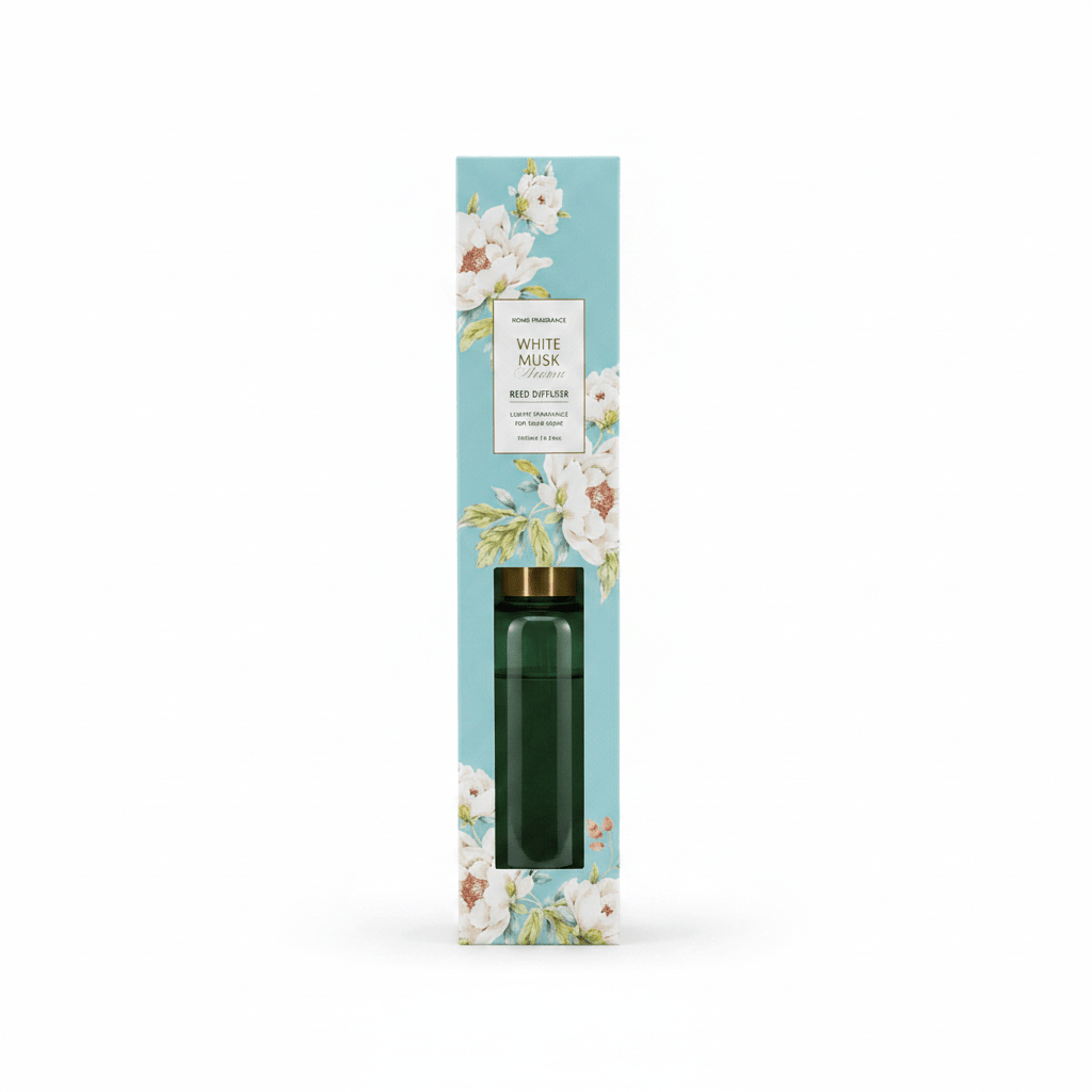 Home Fragrance White Musk Reed Diffuser 100ml - Al Kabayel Discount CentreHome Fragrance White Musk Reed Diffuser 100mlHome FragrancesHOME FRAGRANCEAl Kabayel Discount Centre