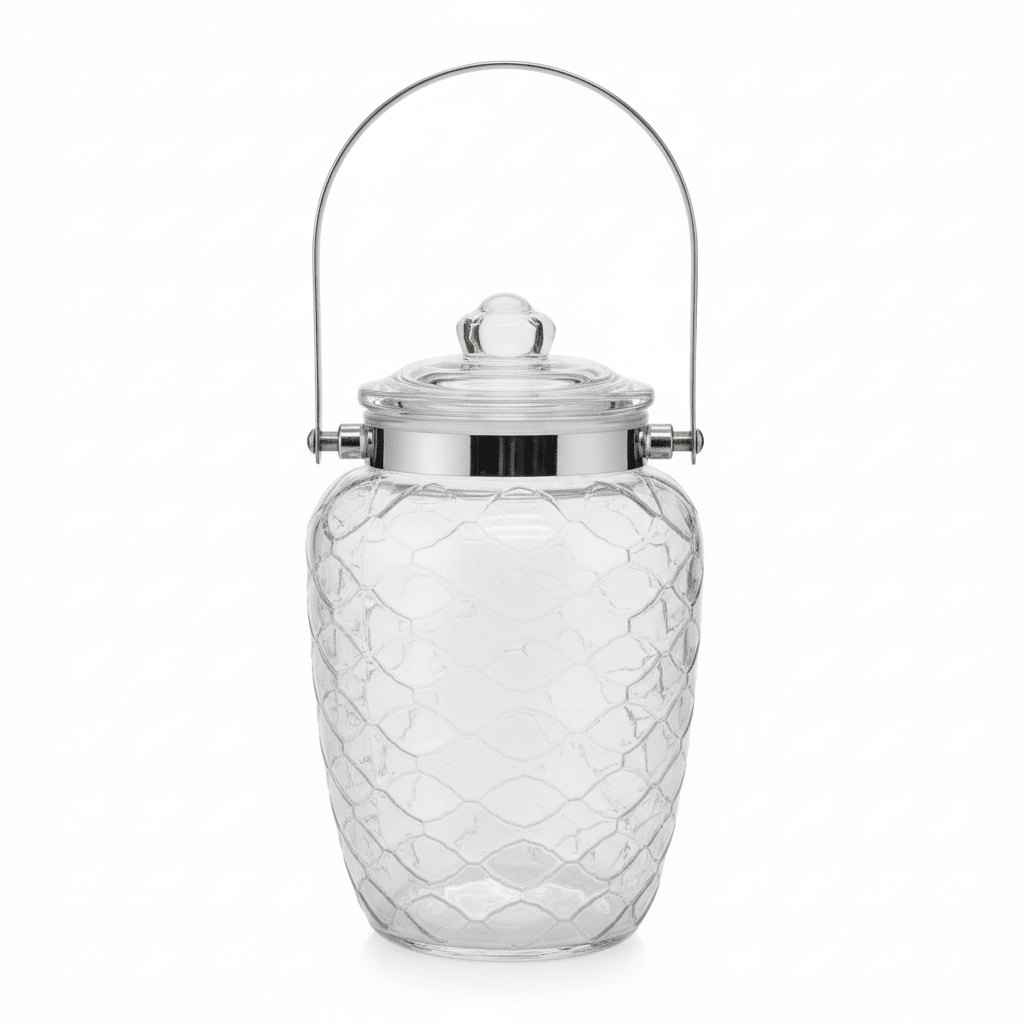 Home Mark Airtight Glass Jar with Swing Handle & Lid — 2100ml - Al Kabayel Discount CentreHome Mark Airtight Glass Jar with Swing Handle & Lid — 2100mlJars & Food SaversHOME MARKAl Kabayel Discount Centre