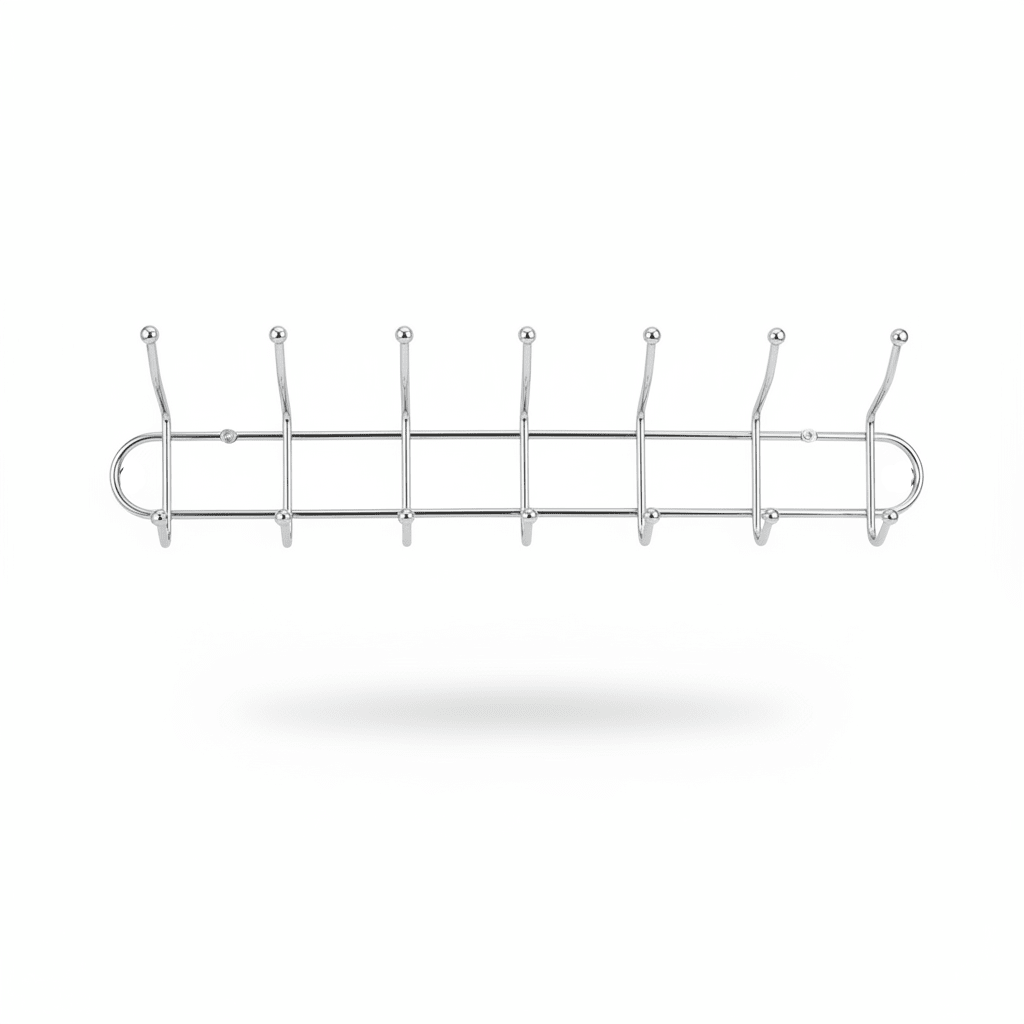 Hook Wall Mounting Hanger 58cm, Chrome - Al Kabayel Discount CentreHook Wall Mounting Hanger 58cm, ChromeOrganizers & AccessoriesHOOKAl Kabayel Discount Centre