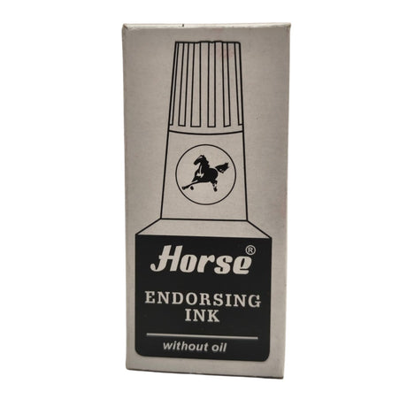 Horse Stamp Without Oil Endorsing Black Ink - 30ml - Al Kabayel Discount CentreHorse Stamp Without Oil Endorsing Black Ink - 30mlPens, Pencils & MarkersHORSEAl Kabayel Discount Centre