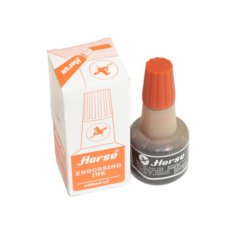 Horse Stamp Without Oil Endorsing Red Ink - 30ml - Al Kabayel Discount CentreHorse Stamp Without Oil Endorsing Red Ink - 30mlPens, Pencils & MarkersHORSEAl Kabayel Discount Centre