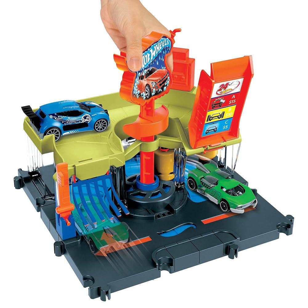Hot Wheels Downtown Express Car Wash Station Playset, Multicolor - Al Kabayel Discount CentreHot Wheels Downtown Express Car Wash Station Playset, MulticolorRemote Control toysHOT WHEELSAl Kabayel Discount Centre