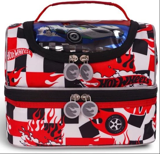 Hot Wheels Racing Team 2 - Compartment Lunch Box Bag 22cm*18cm*16cm - RLB146 - Al Kabayel Discount CentreHot Wheels Racing Team 2 - Compartment Lunch Box Bag 22cm*18cm*16cm - RLB146Lunch BagsHOT WHEELSAl Kabayel Discount Centre