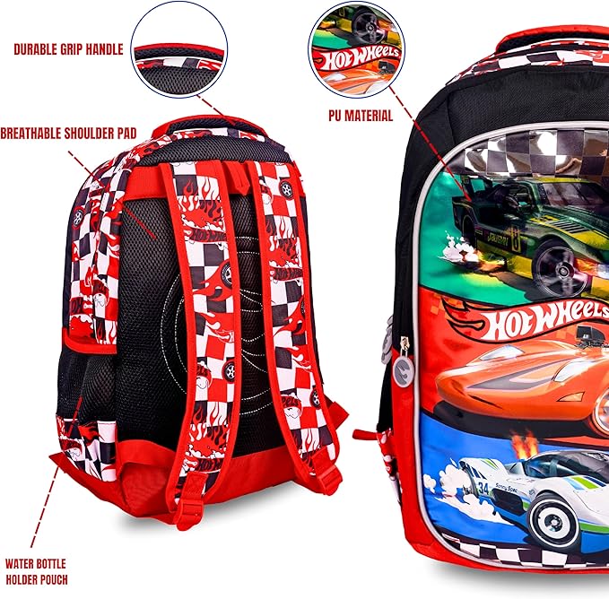 Hot Wheels School Bag 18" - RBP146 - Al Kabayel Discount CentreHot Wheels School Bag 18" - RBP146School BagsHOT WHEELSAl Kabayel Discount Centre