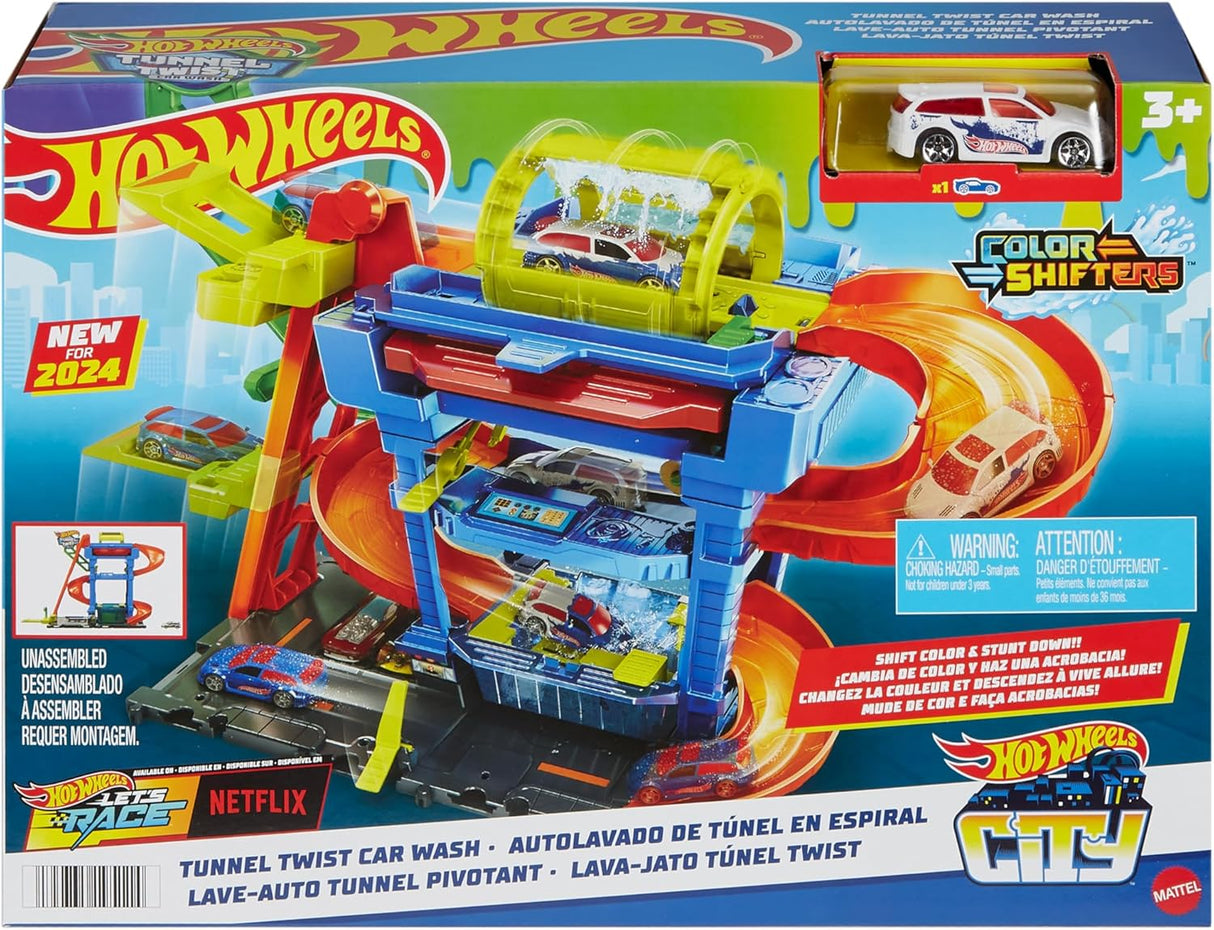 Hot Wheels Tunnel Twist Car Wash, Color Shifters, HTN80 - Al Kabayel Discount CentreHot Wheels Tunnel Twist Car Wash, Color Shifters, HTN80Toys for boysHOT WHEELSAl Kabayel Discount Centre