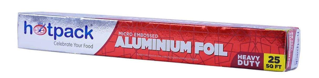 Hotpack Micro Embossed Heavy Duty Aluminium Foil 7.75m*30cm, 25sq.ft, Cooking - Storing - Wrapping - Al Kabayel Discount CentreHotpack Micro Embossed Heavy Duty Aluminium Foil 7.75m*30cm, 25sq.ft, Cooking - Storing - WrappingJars & Food SaversHOTPACKAl Kabayel Discount Centre