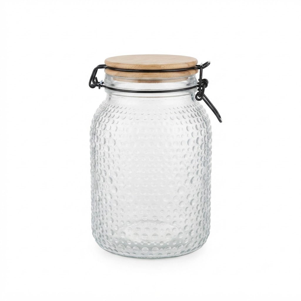 House Mart Glass Jar with Clip Lid - 1900ml - Al Kabayel Discount CentreHouse Mart Glass Jar with Clip Lid - 1900mlJars & Food SaversHOUSE MARTAl Kabayel Discount Centre