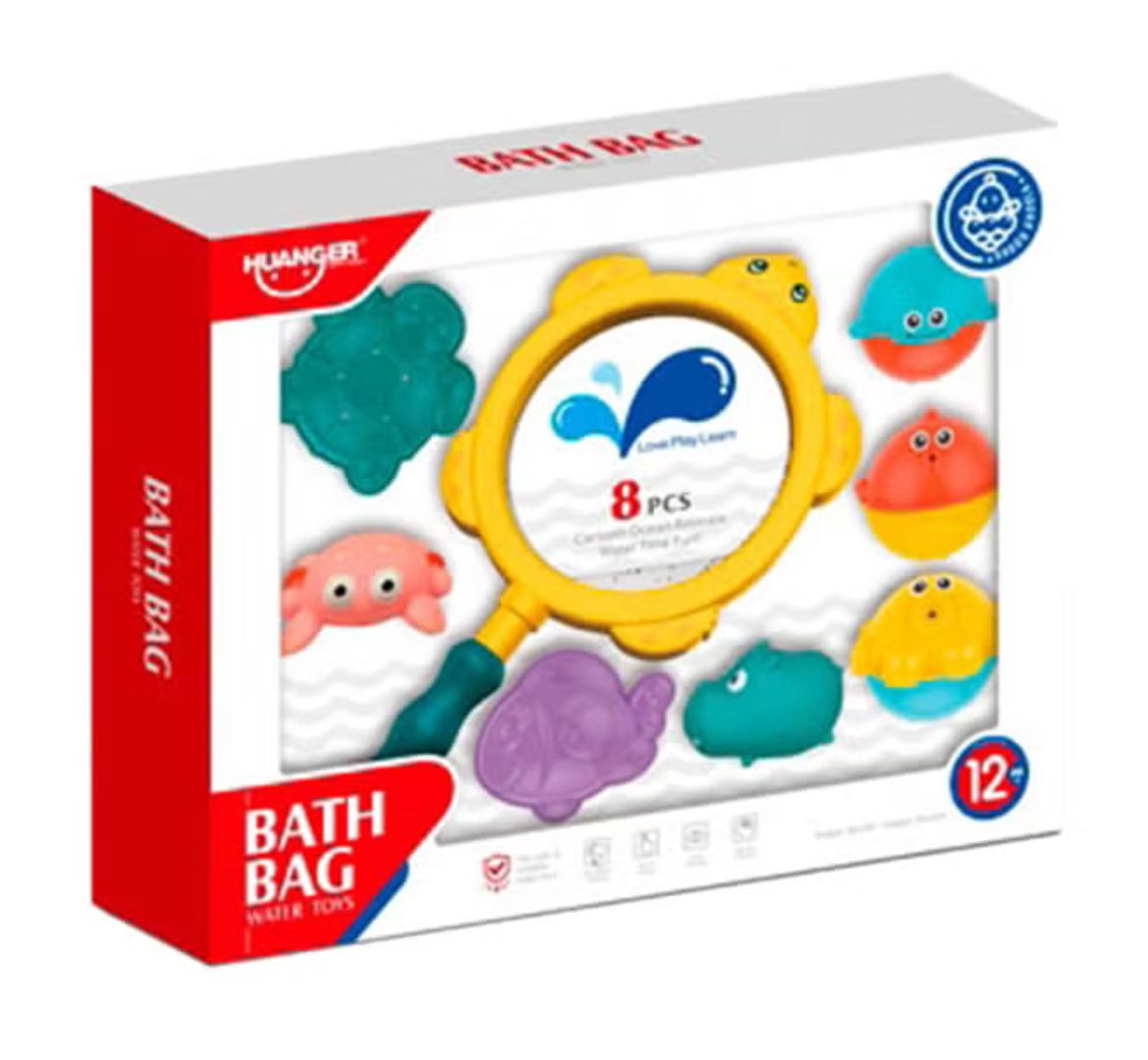 Huanger 8pcs Baby Bath Bag Water Toys Set - HE0249 - Al Kabayel Discount CentreHuanger 8pcs Baby Bath Bag Water Toys Set - HE0249Baby & toddler toysHUANGERAl Kabayel Discount Centre