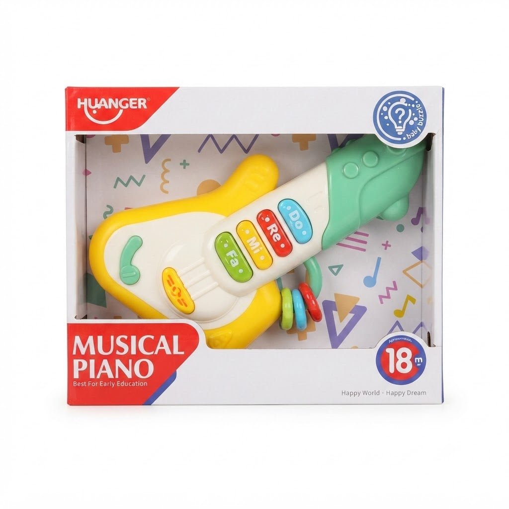 Huanger Musical Piano Guitar Toy for Babies & Toddlers – Early Education Instrument with Do Re Mi Keys & String Beads (18M+) - Al Kabayel Discount CentreHuanger Musical Piano Guitar Toy for Babies & Toddlers – Early Education Instrument with Do Re Mi Keys & String Beads (18M+)ToysHUANGERAl Kabayel Discount Centre