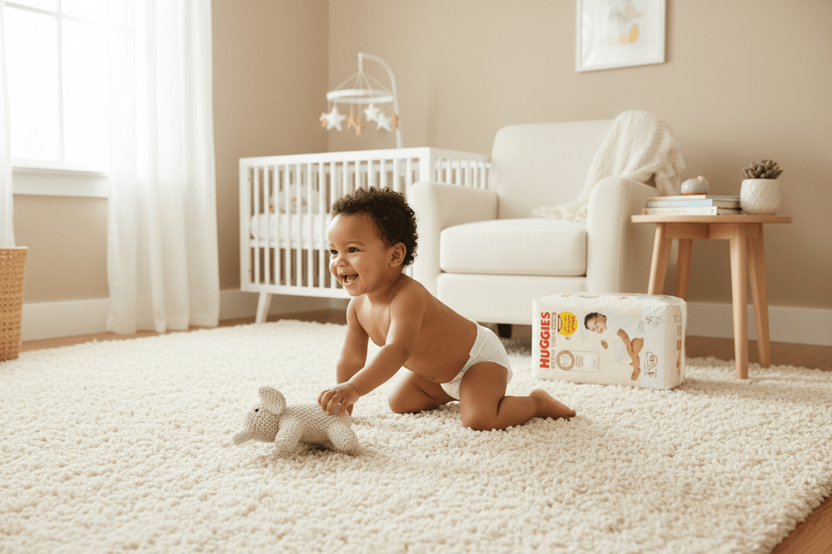 Huggies Extra Care Diapers | Size 4 (8–14 kg) | 40 Pcs | 4 - in - 1 Skin Care | Airy Soft Absorbent Pillows | Dermatologically Tested - Al Kabayel Discount CentreHuggies Extra Care Diapers | Size 4 (8–14 kg) | 40 Pcs | 4 - in - 1 Skin Care | Airy Soft Absorbent Pillows | Dermatologically TestedBaby ProductsHUGGIESAl Kabayel Discount Centre