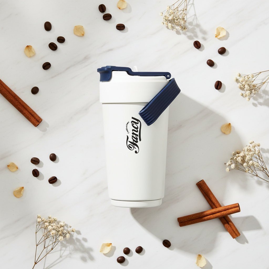 Yimi Fancy Stainless Steel Vacuum Insulated Travel Cup 450ml
