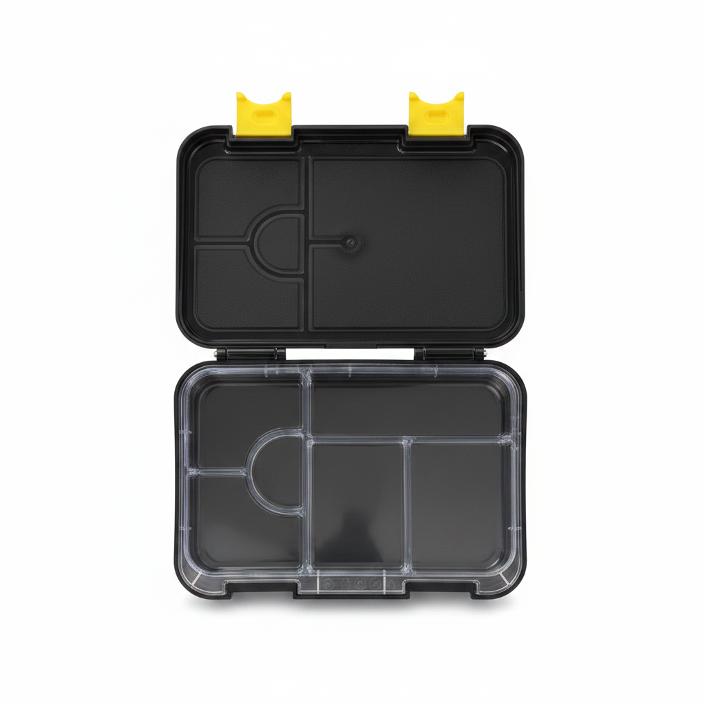 Black Batman Plastic Lunch Box - 710ml