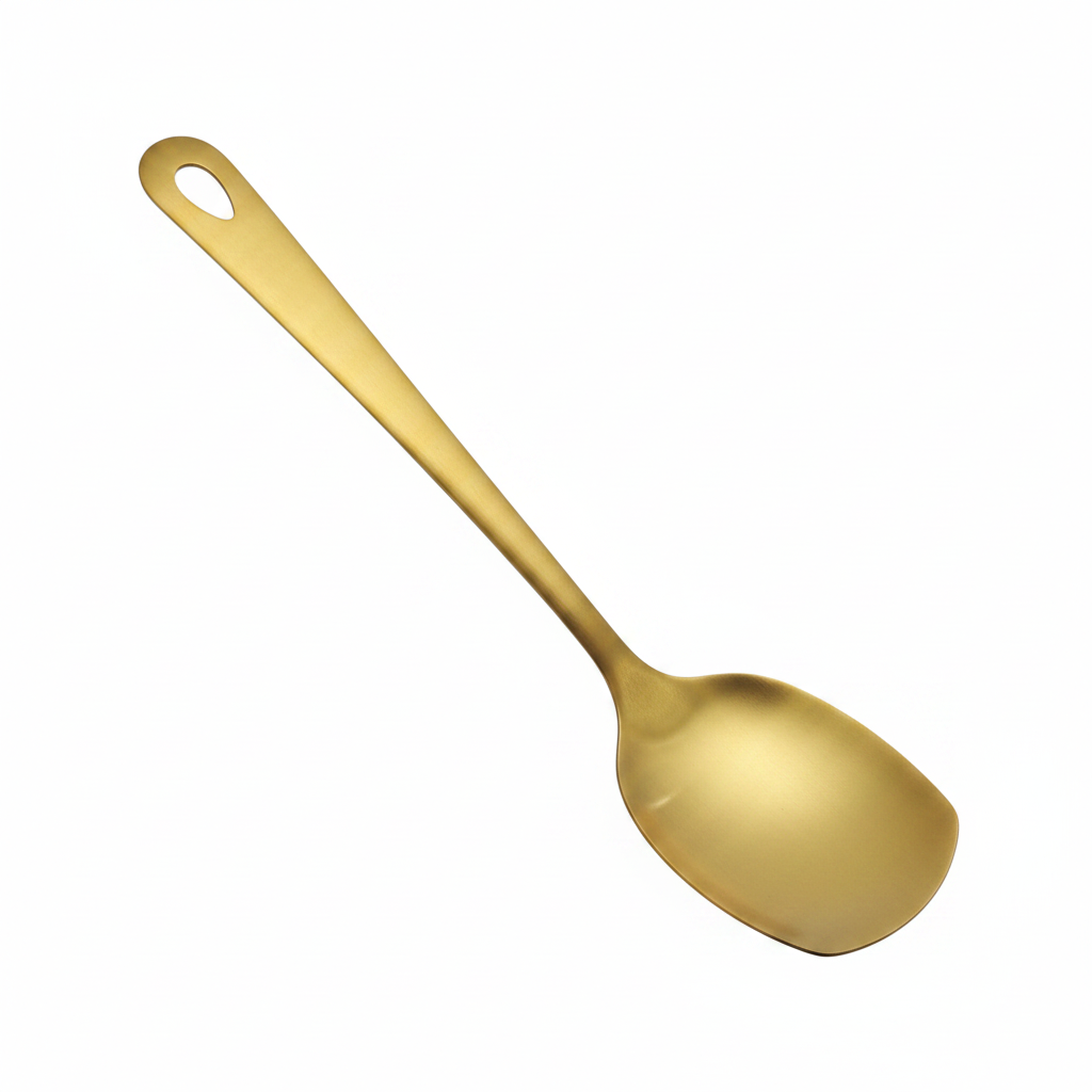 Stainless Steel Serving Spoon 24cm – Gold