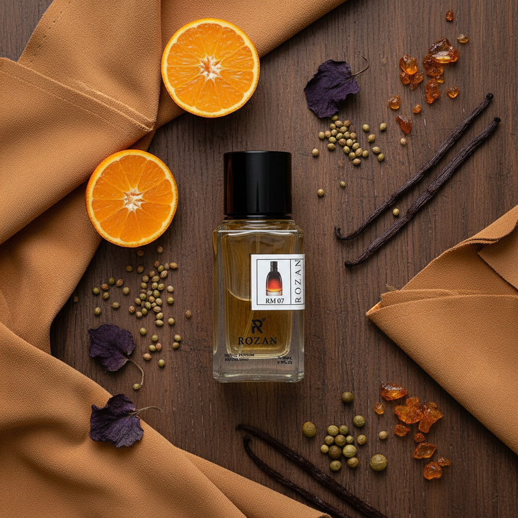 عطر روزان آر إم 07 للرجال 100 مل – عطر شرقي حار | بخاخ طبيعي | مستوحى من فهرنهايت لو بارفان | نسخة مستوحاة |