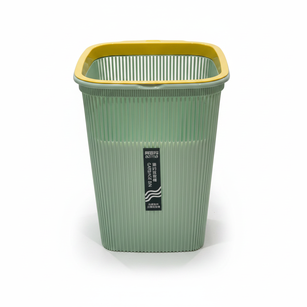 Kitchenmark Plastic Square Garbage Bin - 9.5 Litre