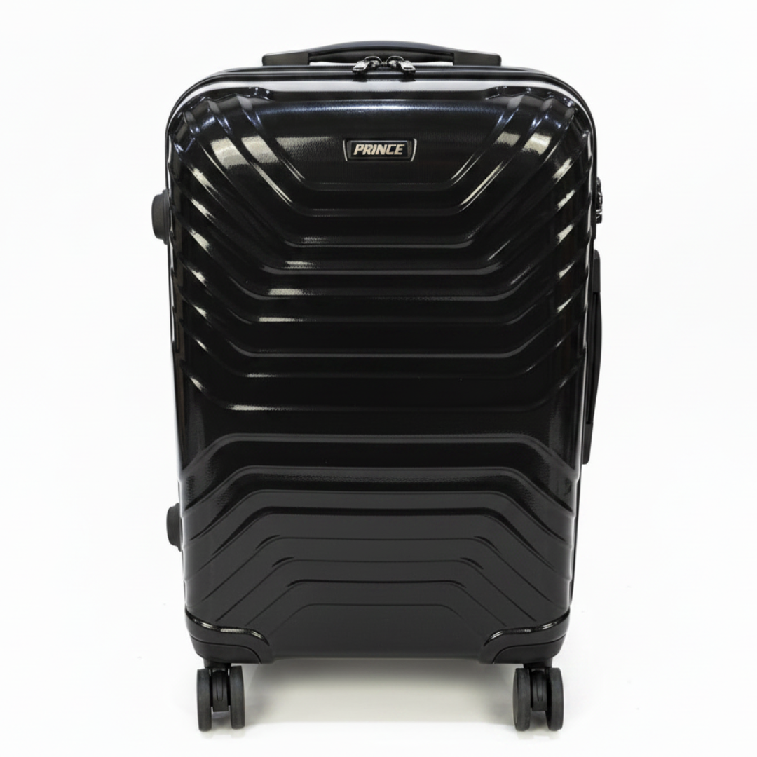 Prince 20" Cabin Trolley | 100% PP Hard Shell | 360° Spinner Wheels | Lightweight & Expandable