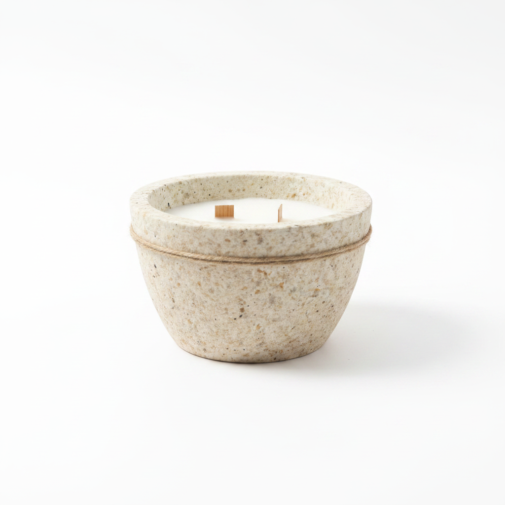 Scented Candle 2 Wooden Wick – POP – 13×8 cm