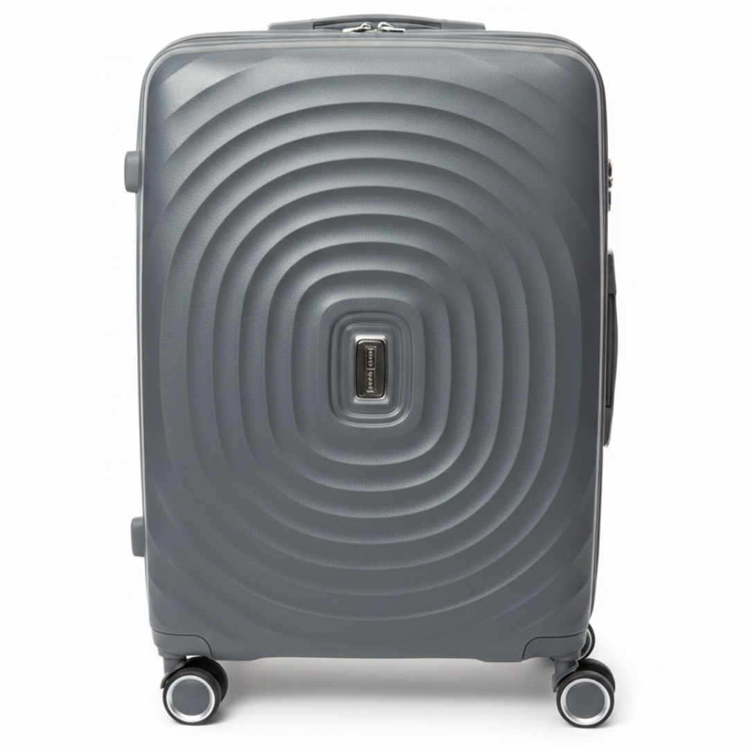 Parajohn Grey PP Hard Shell Trolley — Large Suitcase with Spinner Wheels | 28 Inch , 24 Inch , 20 Inch |
