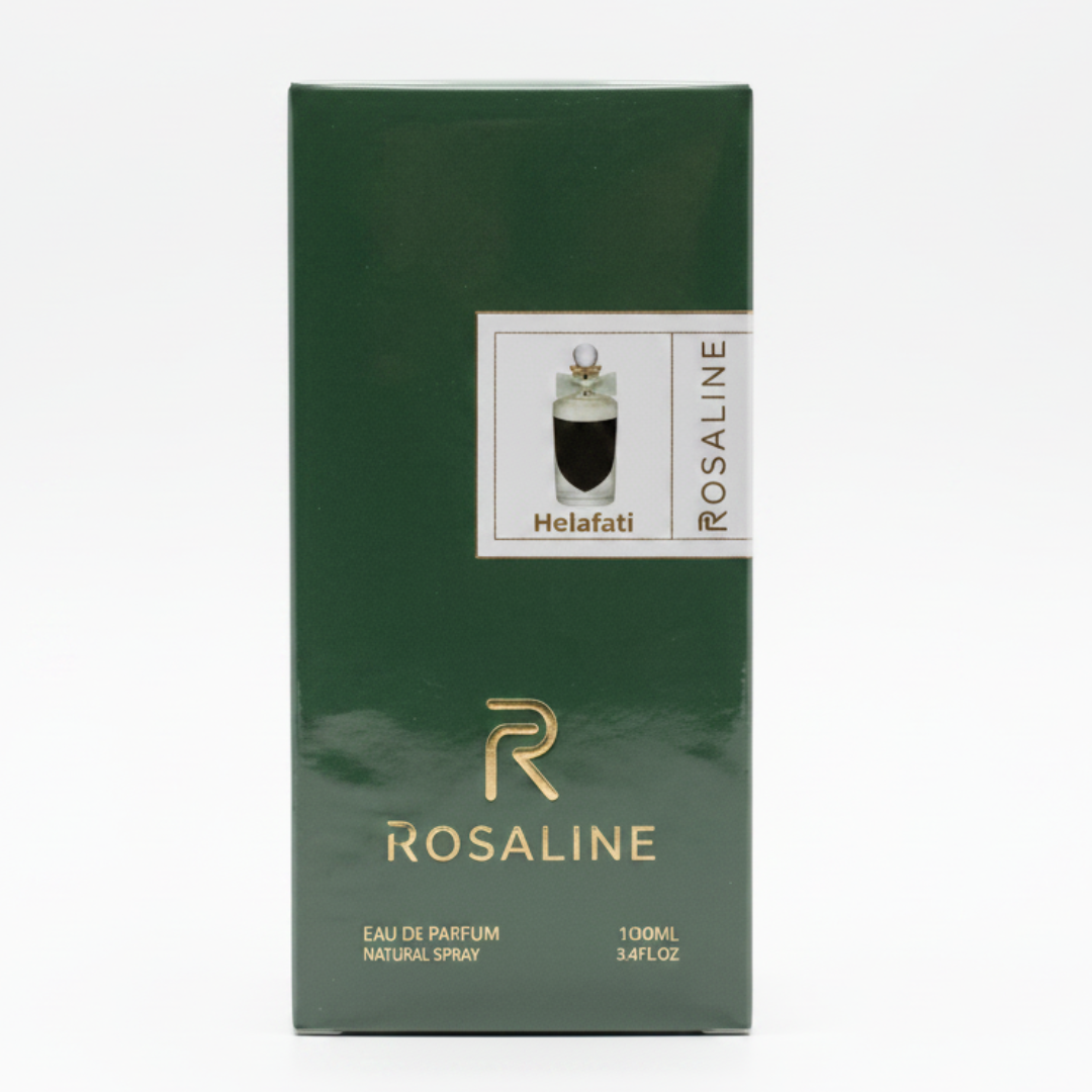ماء عطر روزالين حلافاتي 100 مل - عطر فاخر بالعود والزعفران وخشب الصندل | بخاخ عطر للجنسين يدوم طويلاً | نسخة مستوحاة |