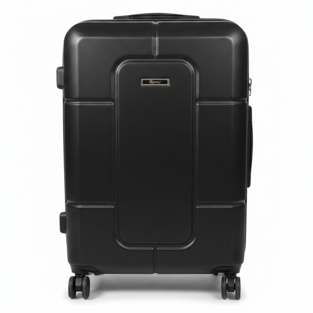 Regency Hard Shell PP Trolley Bag –| Black | 4-Wheel Spinner | 26 Inch |