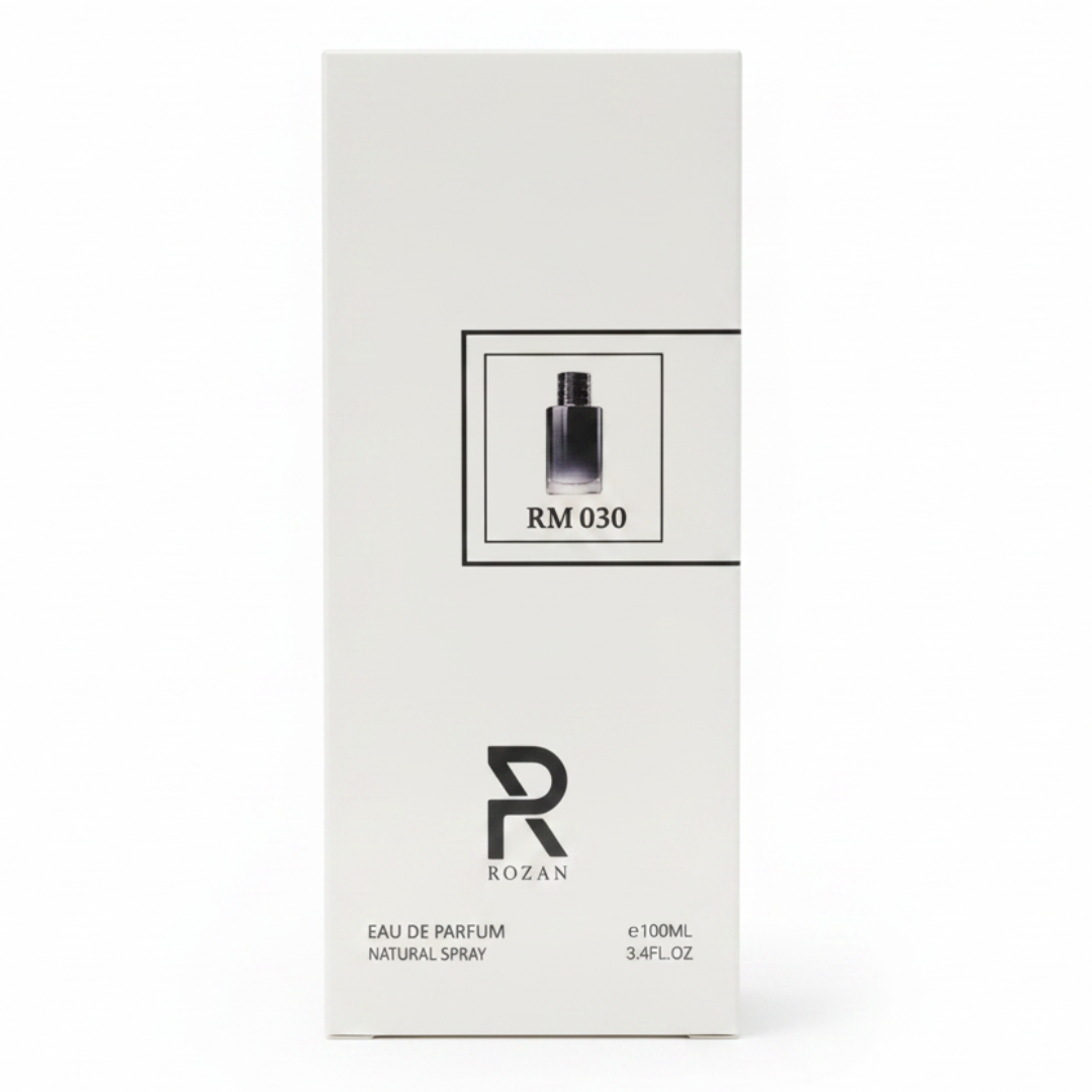 عطر روزان RM 030 للرجال او دي بارفان 100 مل - عطر أروماتك فوجير مستوحى من سوفاج | بخاخ طبيعي يدوم طويلاً | نسخة مستوحاة |