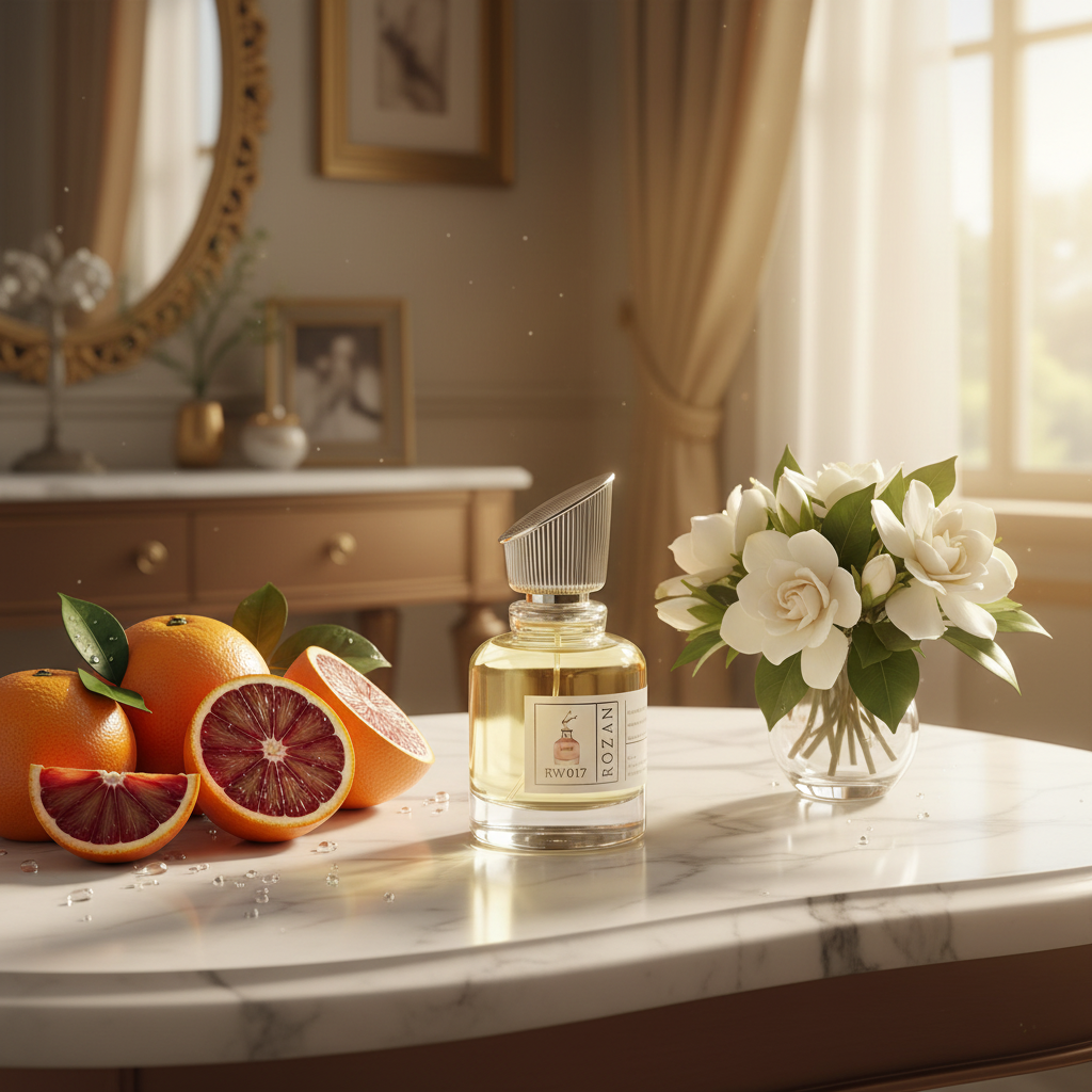 Rozan RW017 Eau de Parfum for Women 100ml – Chypre Floral Fragrance with Blood Orange, Honey & Patchouli | Natural Spray | Inspired Version |