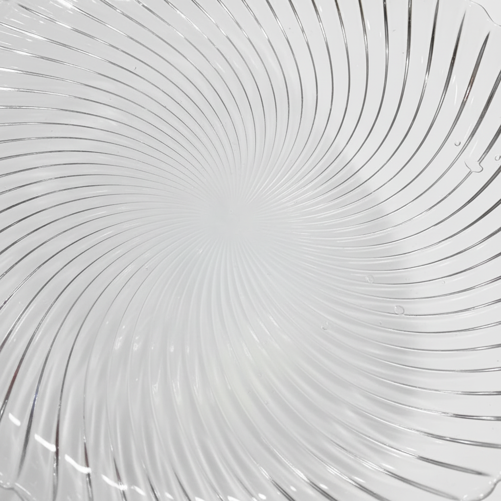 Neo Alpha Clear Glass Plate – 25cm
