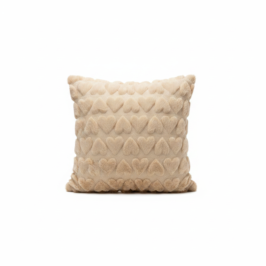 Evlen Soft Cushion – 40×40cm - Pink / Red / Green / Beige