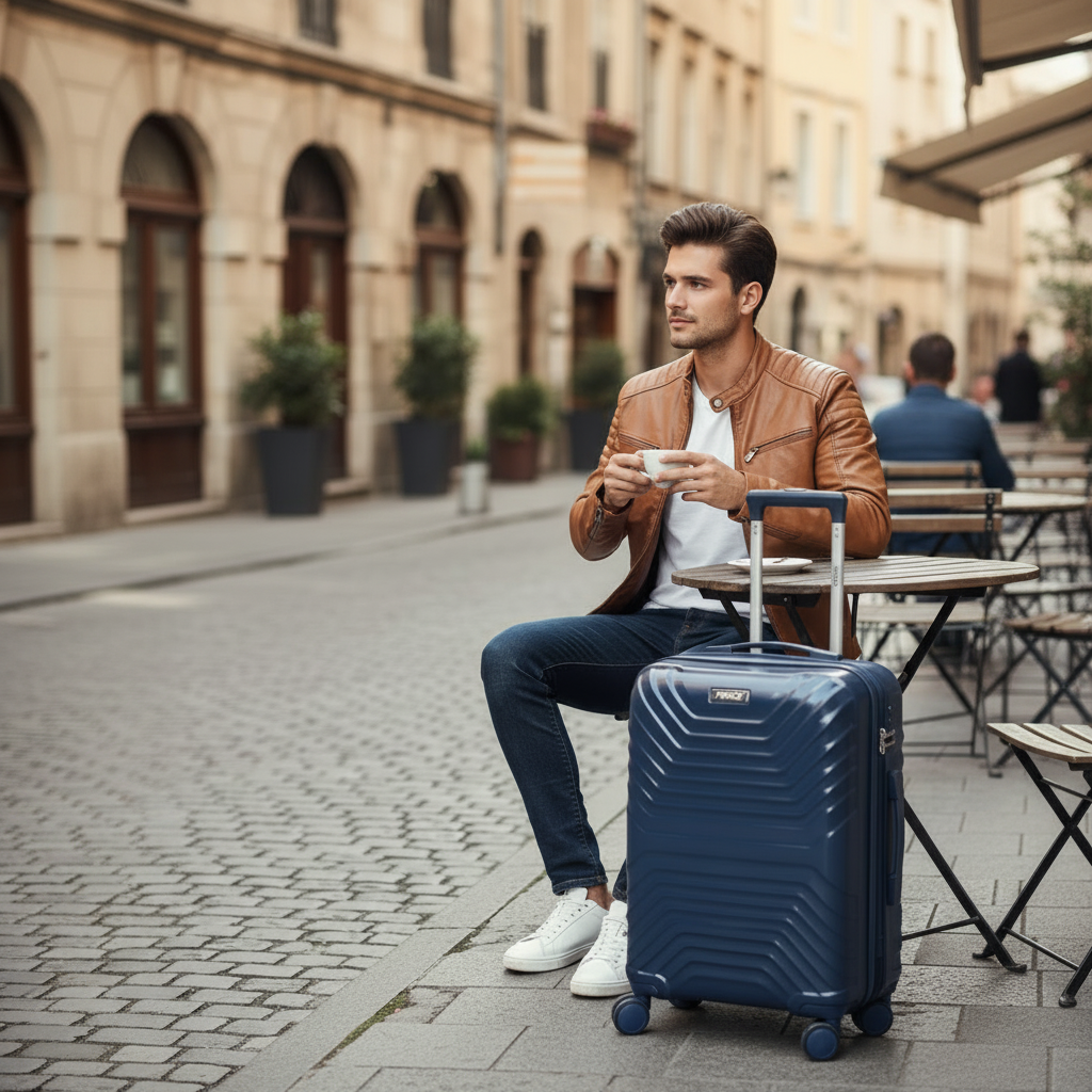 Prince 20" Cabin Trolley | 100% PP Hard Shell | 360° Spinner Wheels | Lightweight & Expandable