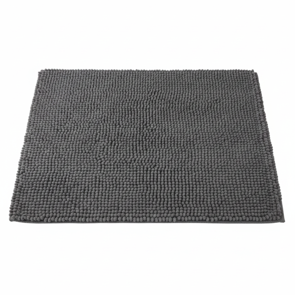Soft Chenille Non-Slip Backing Bath Mat - 80 x 110 cm