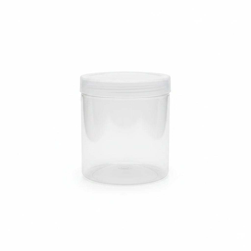 Jiham 3-Piece Clear Plastic Jar Set - 850ml - 10×12 cm