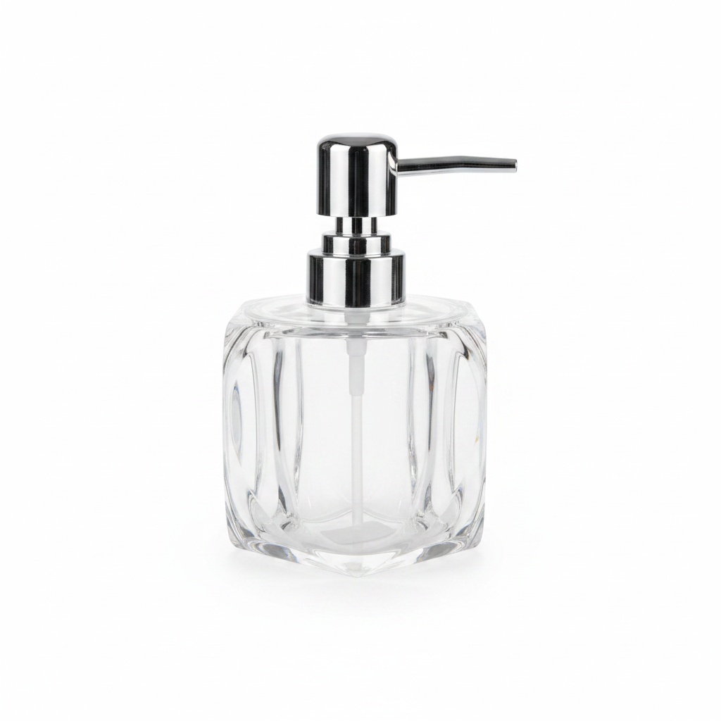 Clear Acrylic Soap Dispenser - 200ml