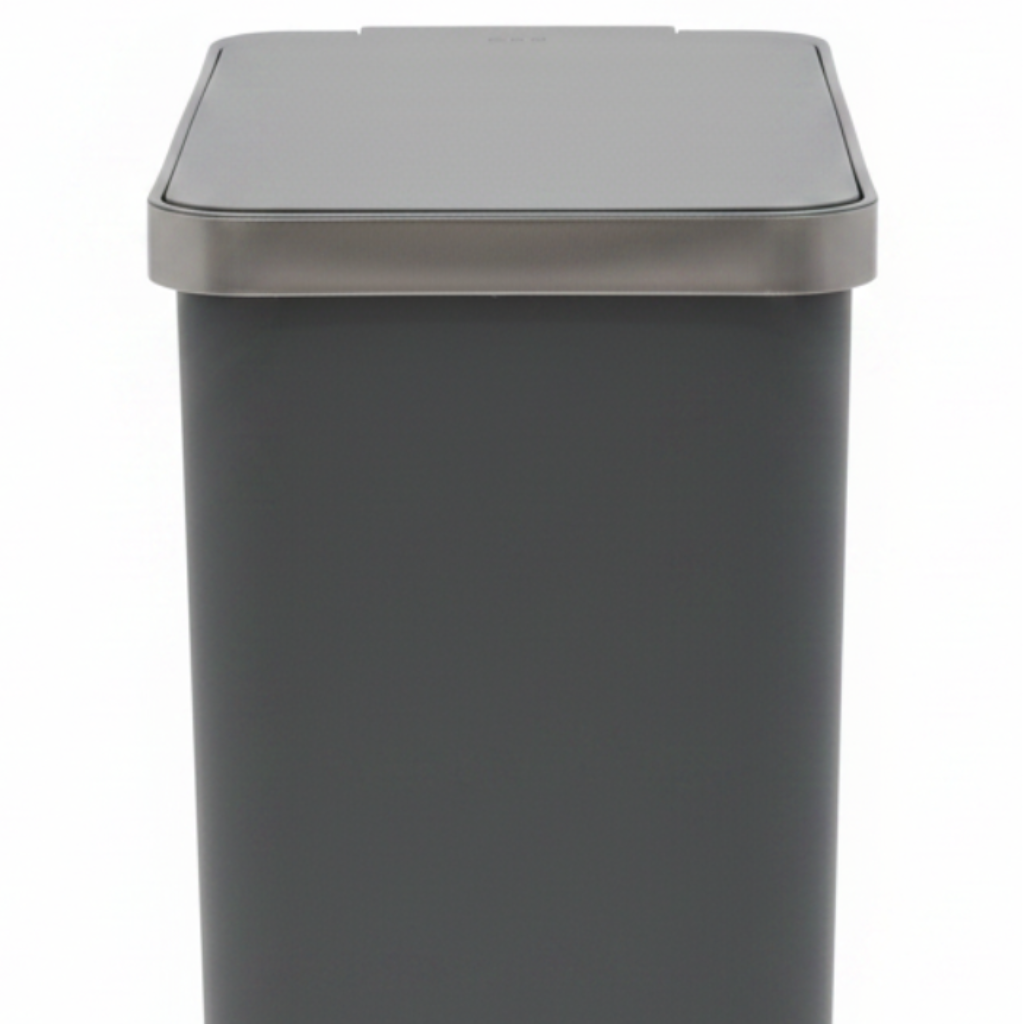EKO Hana Grey Slim Plastic Pedal Dustbin – 10 Litre