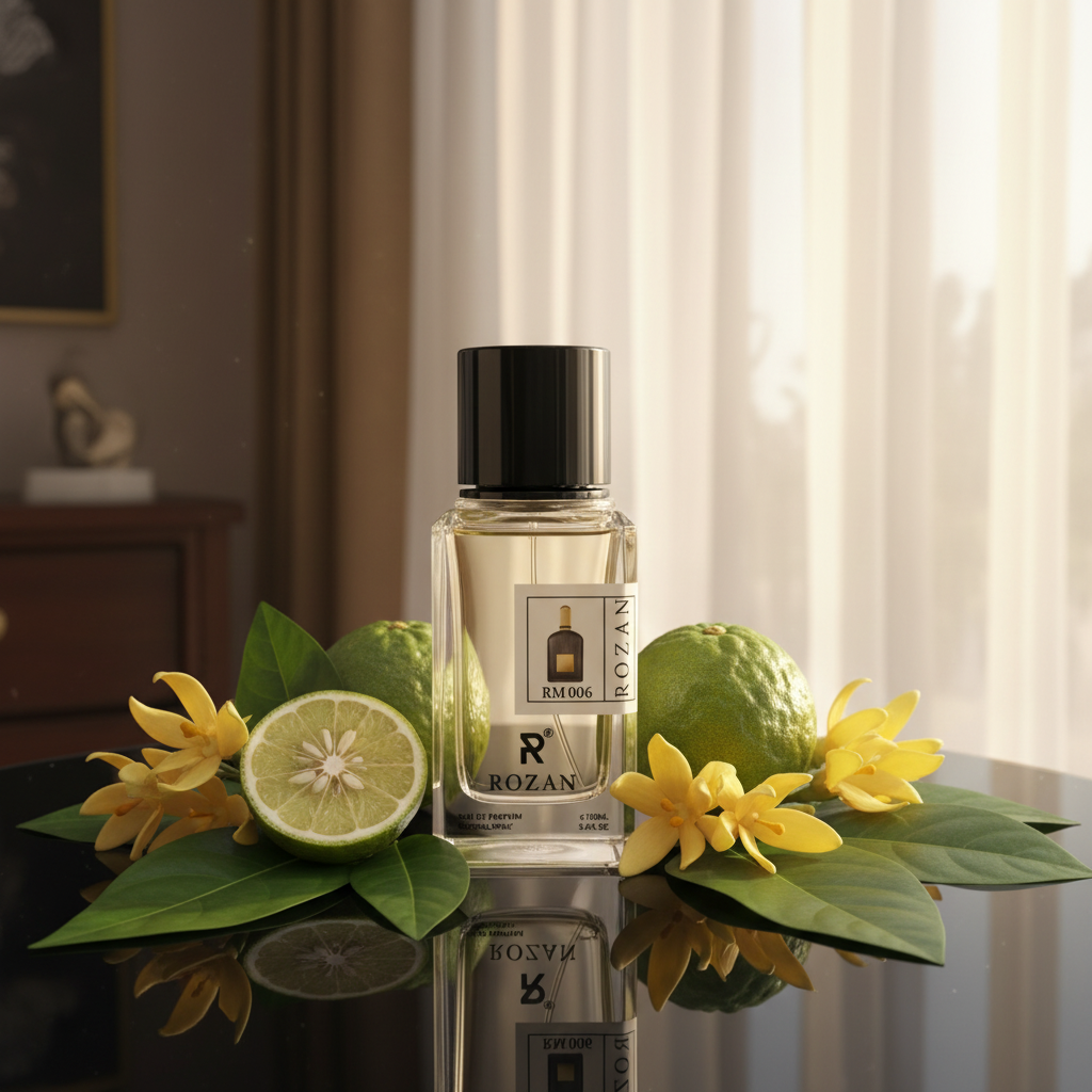 روزين ار ام 006 او دو بارفان 100 مل – عطر فاخر للجنسين | الأوركيد الأسود، الكمأة والشوكولاتة الداكنة | بخاخ طبيعي | نسخة مستوحاة |