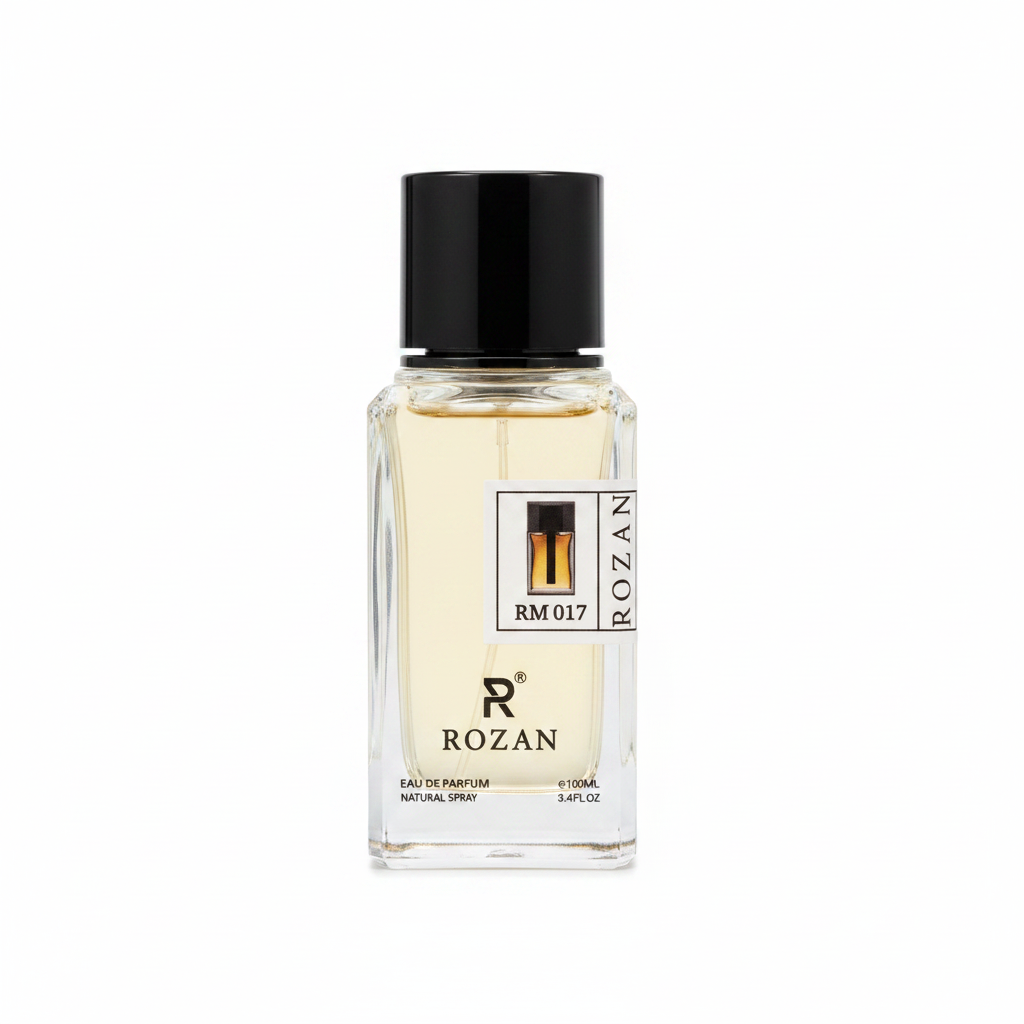 روزن RM 017 عطر أو دو بارفان للرجال – 100 مل بخاخ طبيعي | عطر خشبي زهري مسك | مستوحى من ديور أوم إنتنس | نسخة مستوحاة |