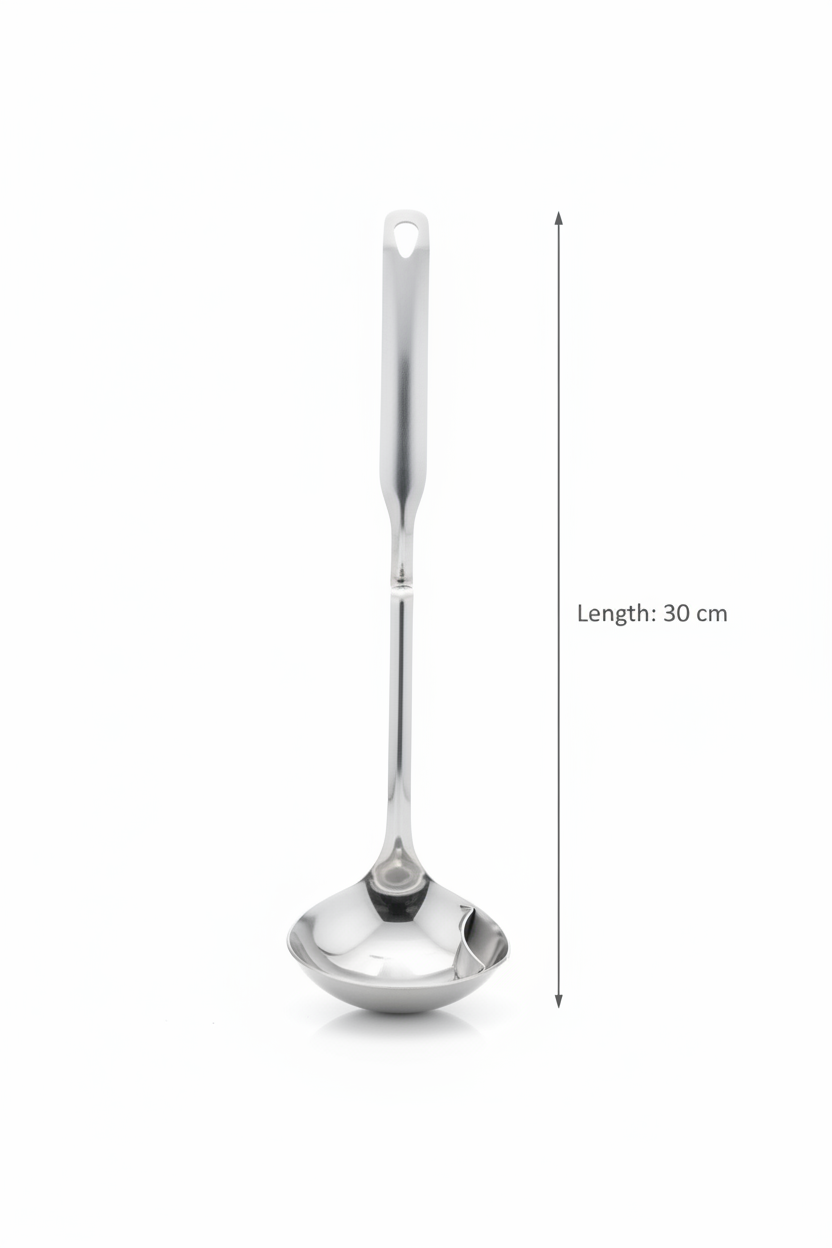 Zhongjing Stainless Steel Serving Ladle 30cm