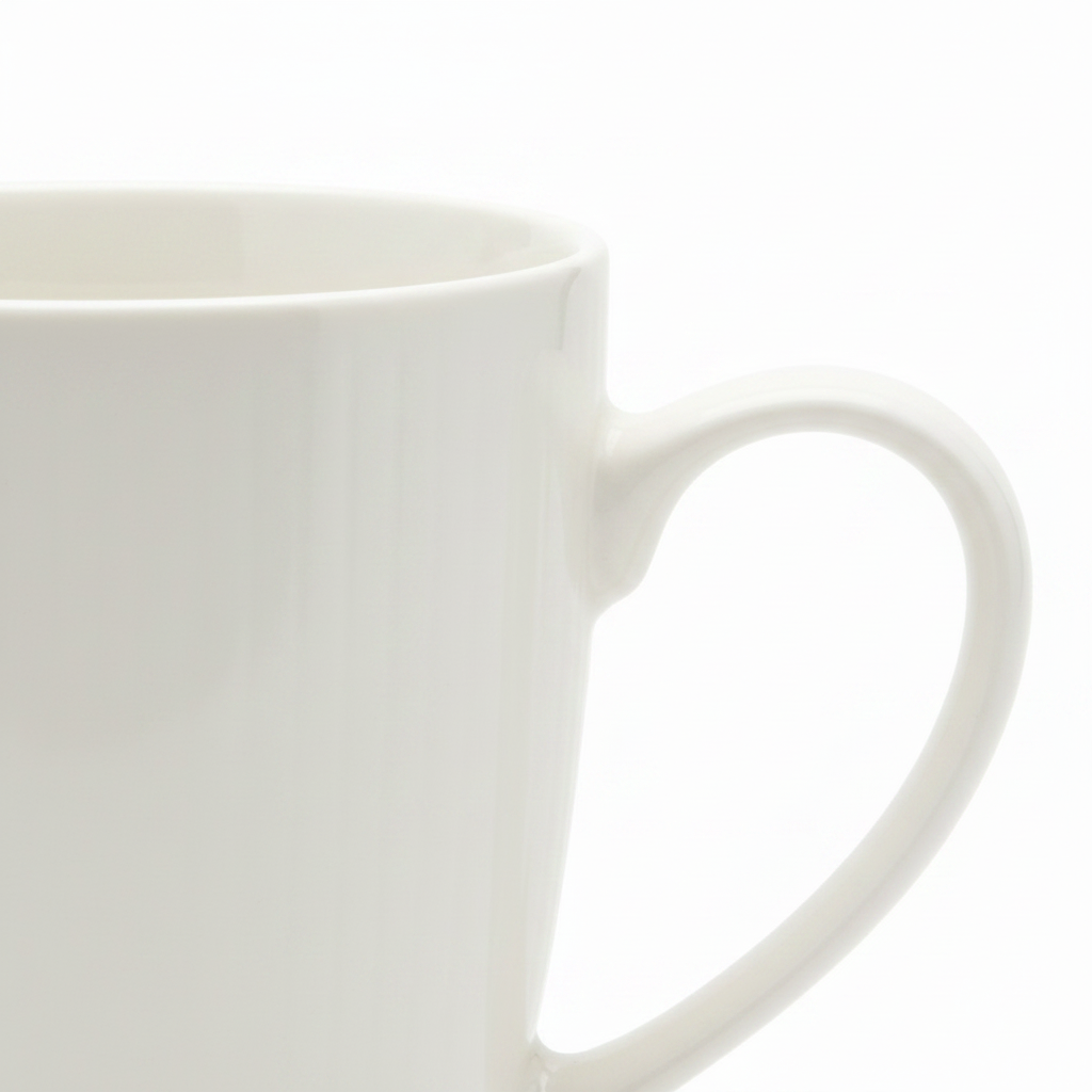White Ceramic Mug - 300ml