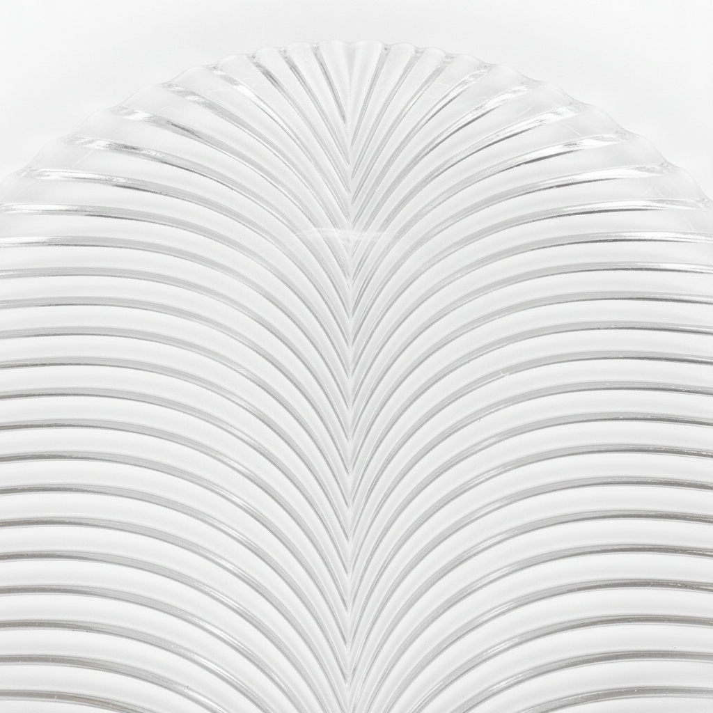 Efelita Glass Leaf Cake Plate - 28×28cm