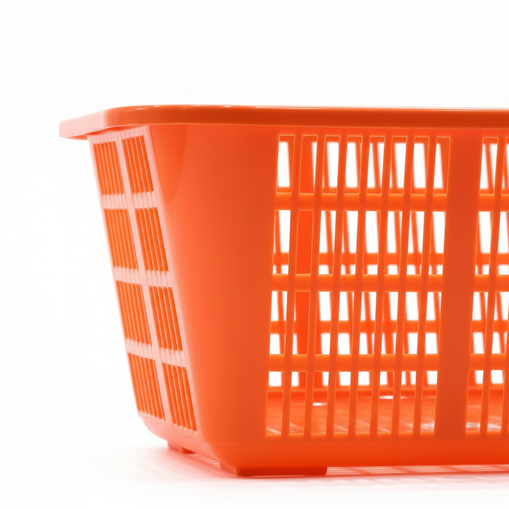 Dynasty Plastic Kitchen Storage Tray – 50 × 40 × 18 cm - Orange / Pink / Blue / Green