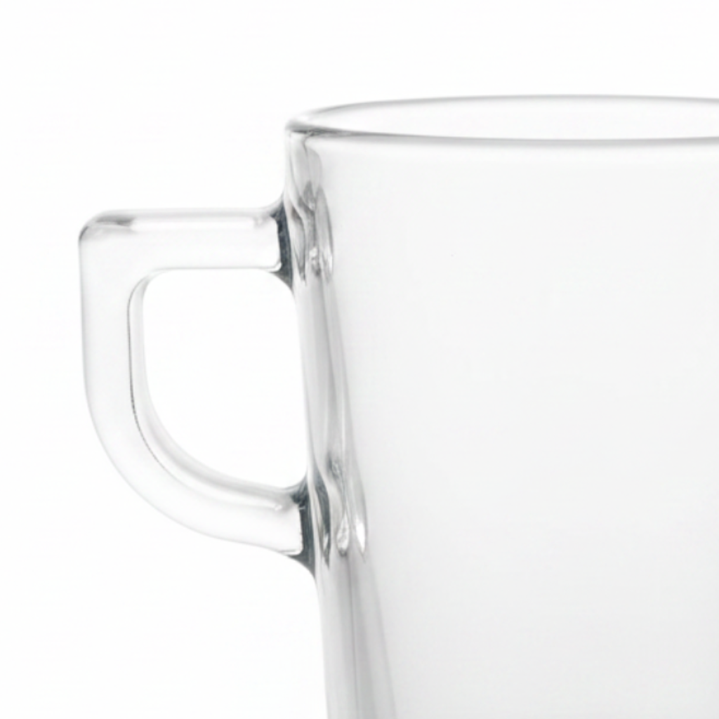 Blinkmax Clear Glass Short Mug – 80ml