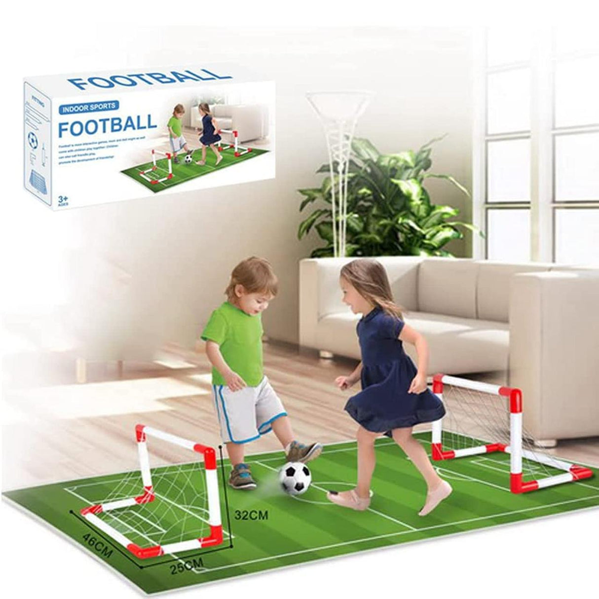 Indoor Sports Mini Indoor Footbal Play Set 42cm*28cm, Assemble & Play - Al Kabayel Discount CentreIndoor Sports Mini Indoor Footbal Play Set 42cm*28cm, Assemble & PlayToys for boysINDOOR SPORTSAl Kabayel Discount Centre
