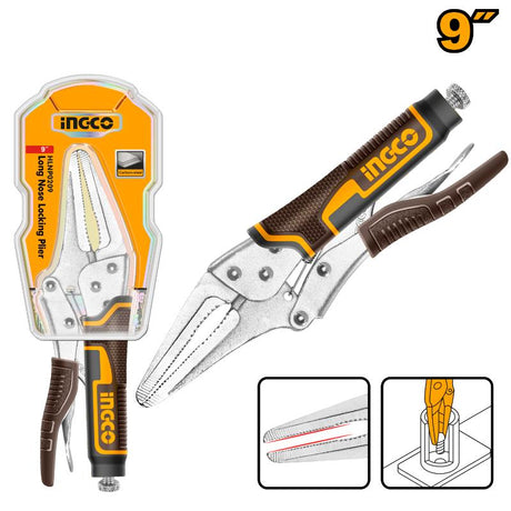 INGCO Long Nose Locking Plier, 9" - Al Kabayel Discount CentreINGCO Long Nose Locking Plier, 9"Hand ToolsINGCOAl Kabayel Discount Centre