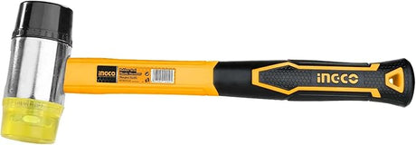 INGCO Rubber and Plastic Hammer 40mm, Fiberglass Handle - Al Kabayel Discount CentreINGCO Rubber and Plastic Hammer 40mm, Fiberglass HandleHand ToolsINGCOAl Kabayel Discount Centre