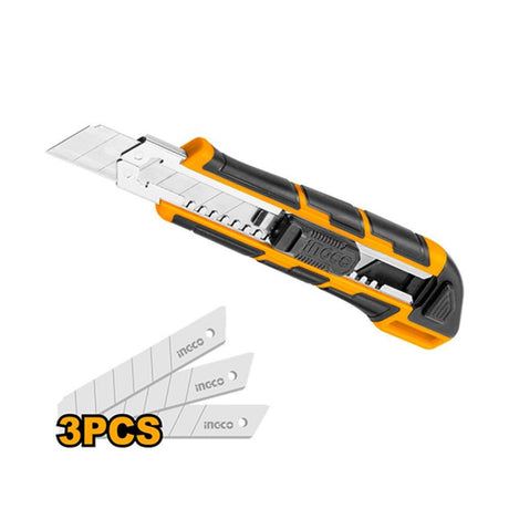INGCO Snap - Off Blade Knife, 3x18mm Wdth Blade - Al Kabayel Discount CentreINGCO Snap - Off Blade Knife, 3x18mm Wdth BladeHand ToolsINGCOAl Kabayel Discount Centre